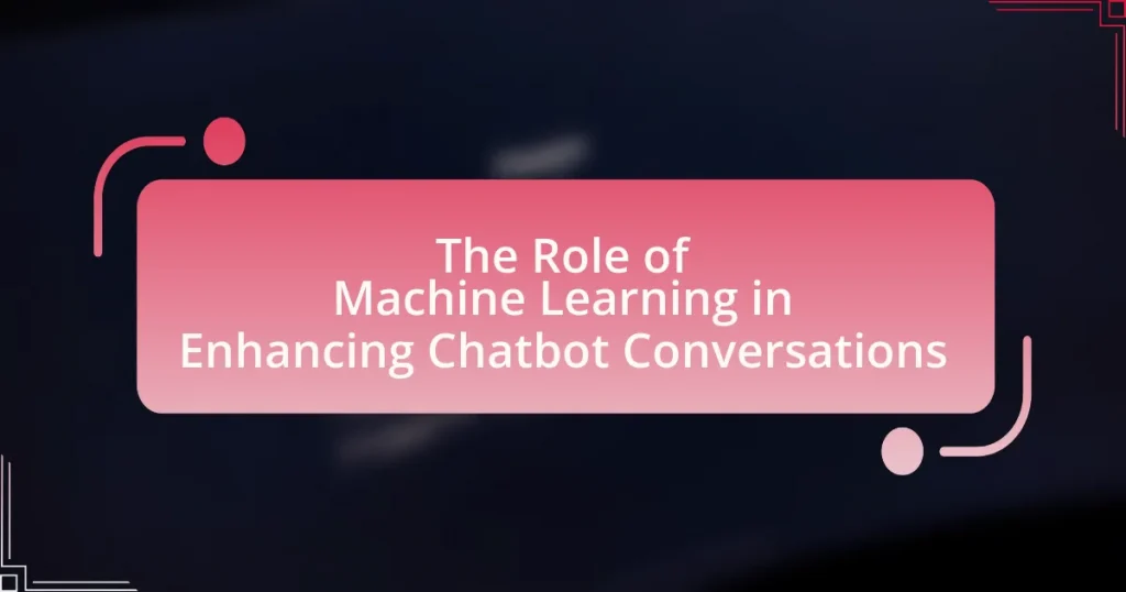 The Role of Machine Learning in Enhancing Chatbot Conversations