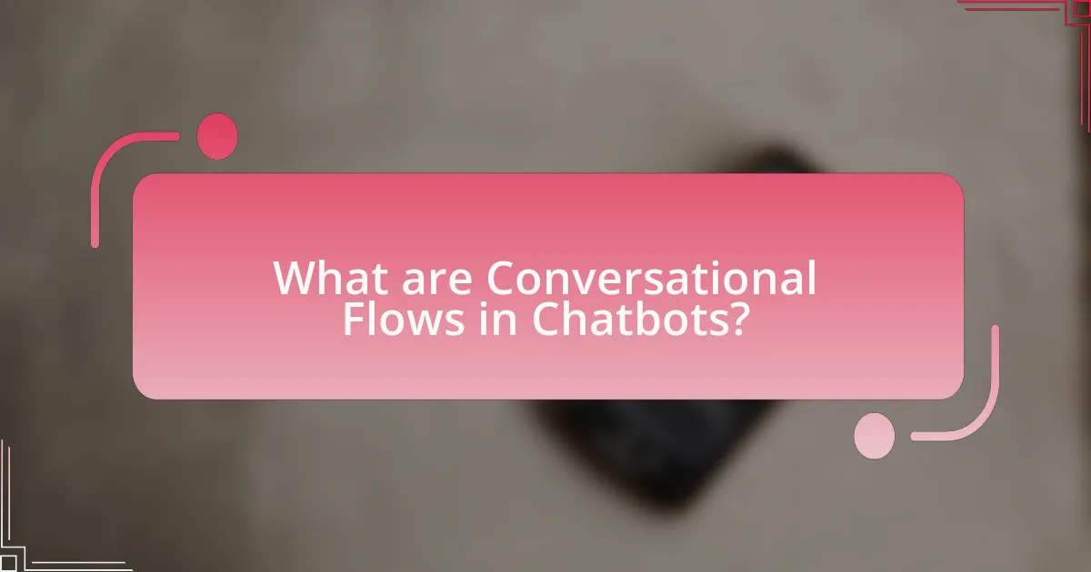What are Conversational Flows in Chatbots?